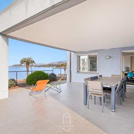 Villa Antoine Appartement Rdj Vue Mer Clim Wifi Parking Plage 50M La Garonne Le Pradet Ngoại thất bức ảnh