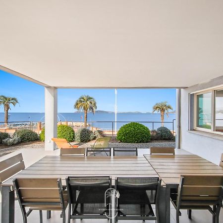 Villa Antoine Appartement Rdj Vue Mer Clim Wifi Parking Plage 50M La Garonne Le Pradet Ngoại thất bức ảnh