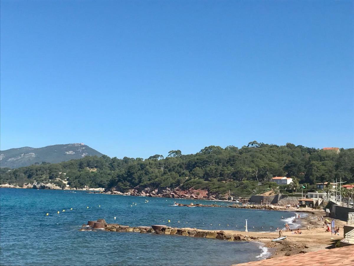 Villa Antoine Appartement Rdj Vue Mer Clim Wifi Parking Plage 50M La Garonne Le Pradet Ngoại thất bức ảnh